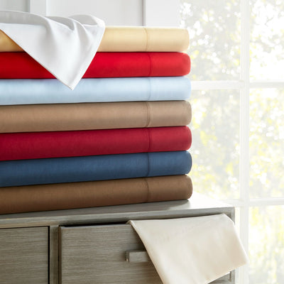 600 Thread Count Egyptian Cotton Solid Sheet Sets